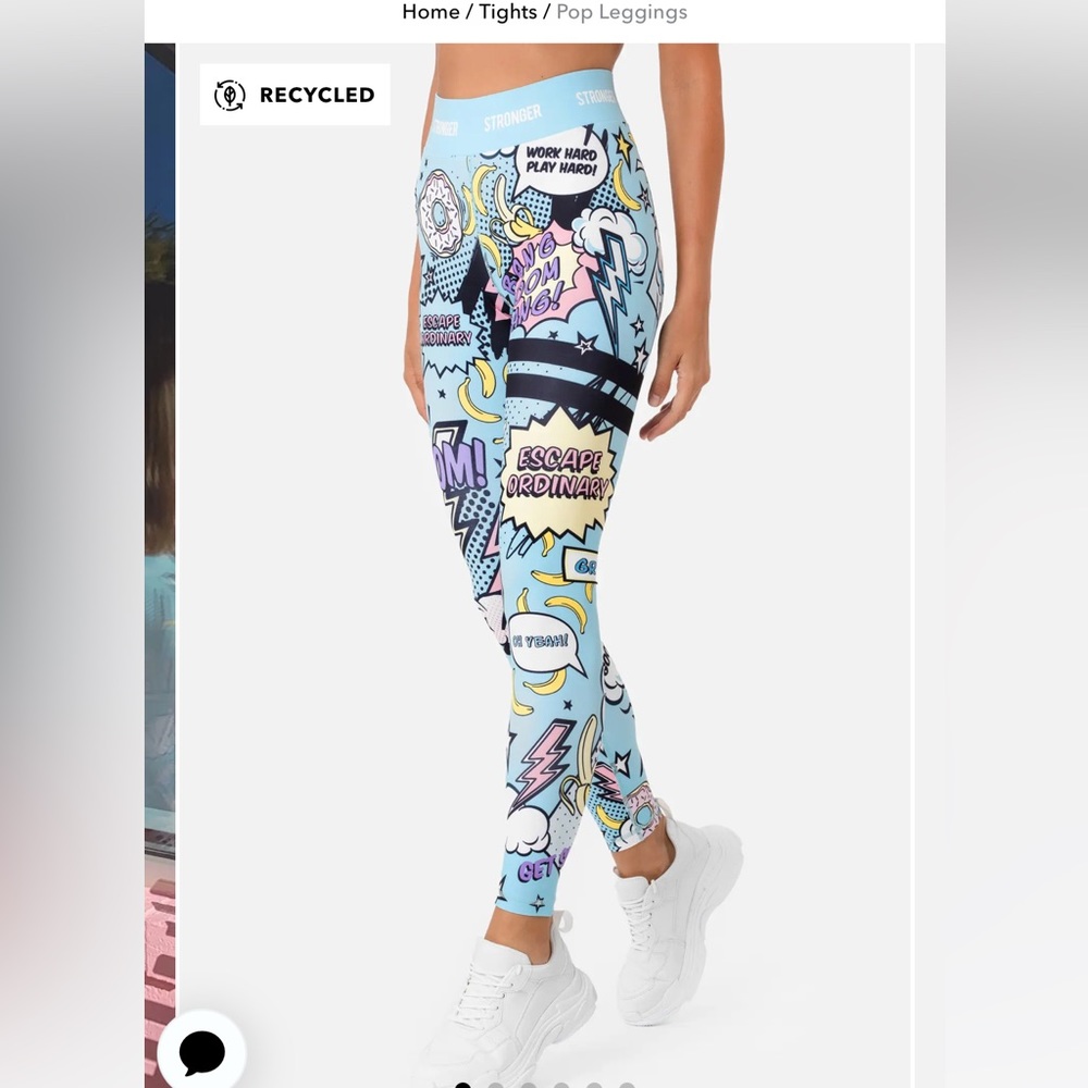 Stronger Label "Pop Leggings", women's size Large
